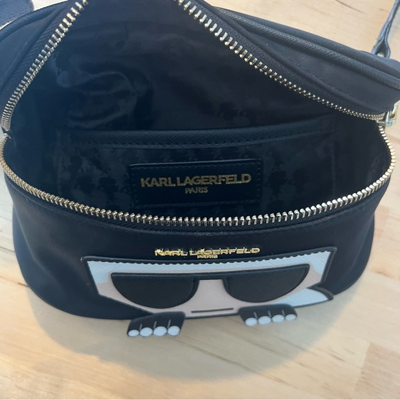 SOLD Karl Lagerfeld Black Crossbody Bag - Picture 4 of 11